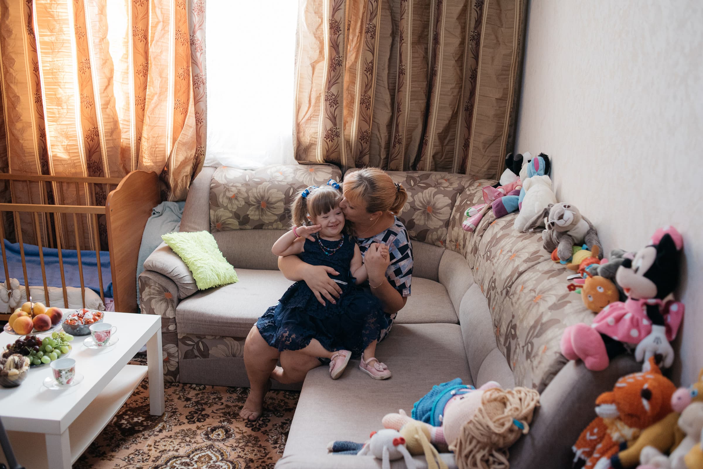 Liudmila Groisman (right) has been able to give her daughter a vibrant Jewish life.