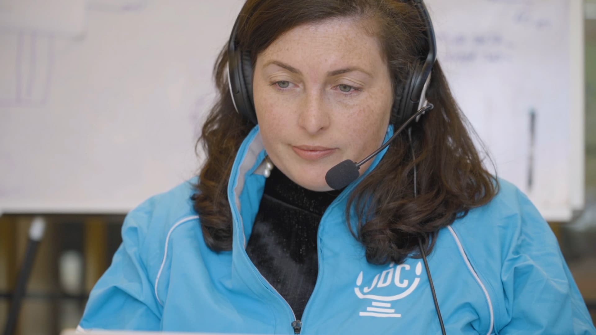 Pola Barkan (above) answers the call for thousands of Ukraine's Jews in need of help and human connection.