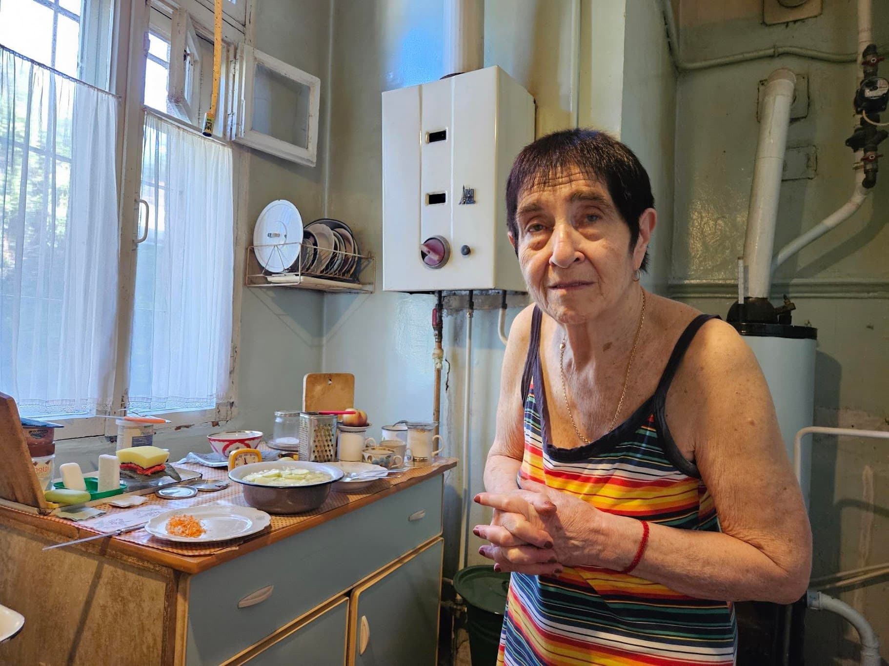 Lyudmila Bondareva, a JDC client and retired teacher in Odesa, Ukraine.